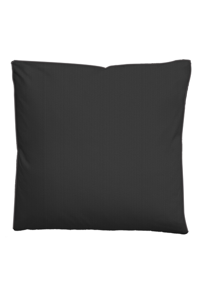 Mako Satin Bettwäsche Papis - Baumwolle - Anthrazit - 155 x 220 cm + Kissen 80 x 80 cm