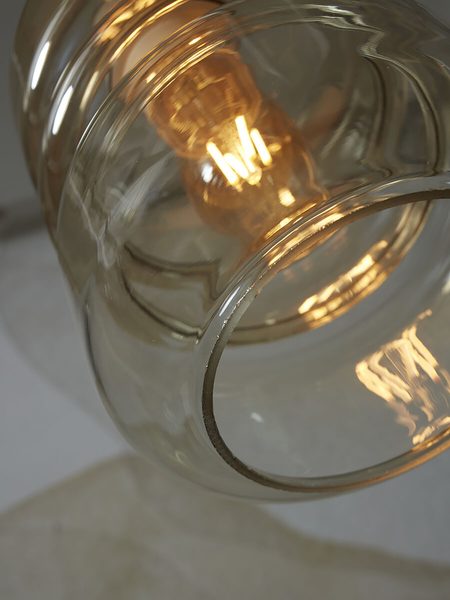 Hängeleuchte Verona Typ A - Glas - 1-flammig - Bernstein