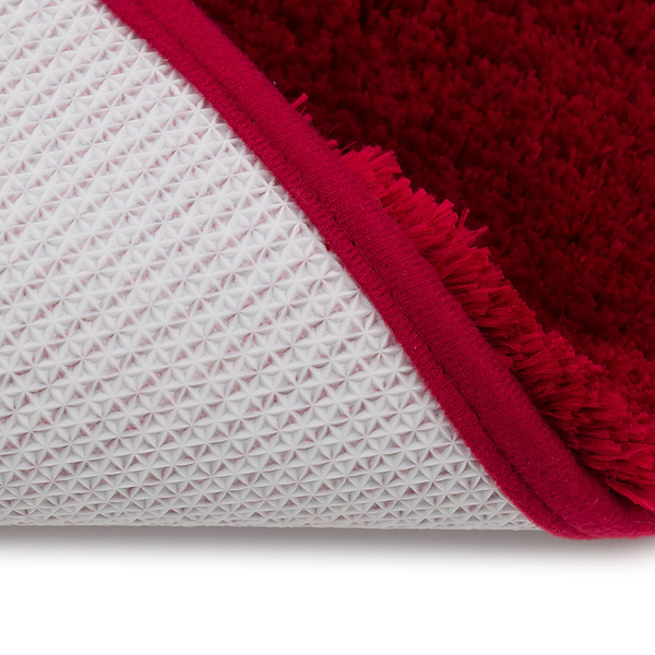 Badteppich Deluxe Typ B - Polyester - 50 x 45 cm - Bordeaux
