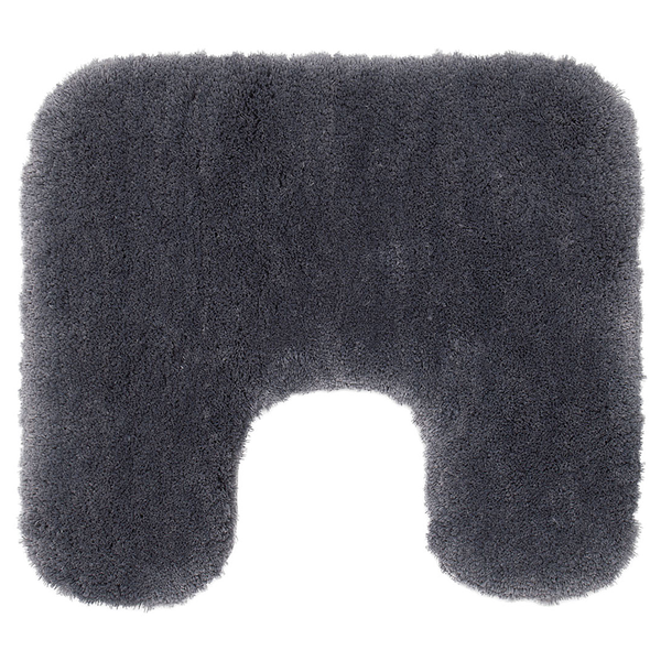 Badteppich Deluxe Typ B - Polyester - 50 x 45 cm - Anthrazit