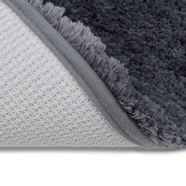Badteppich Deluxe Typ B - Polyester - 50 x 45 cm - Anthrazit
