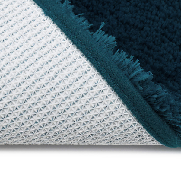 Badteppich Deluxe Typ A - Polyester - Petrol - 70 x 120 cm