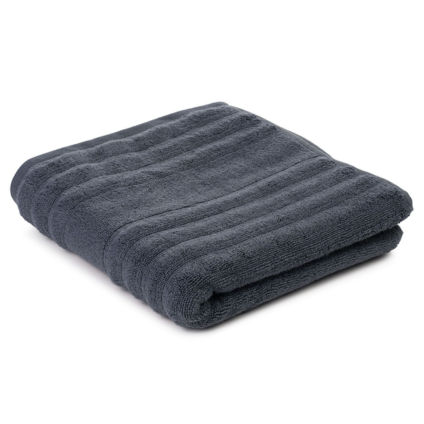 Handtuch Mailand Bamboo - Baumwolle / Viskose - 50 x 100 cm - Anthrazit