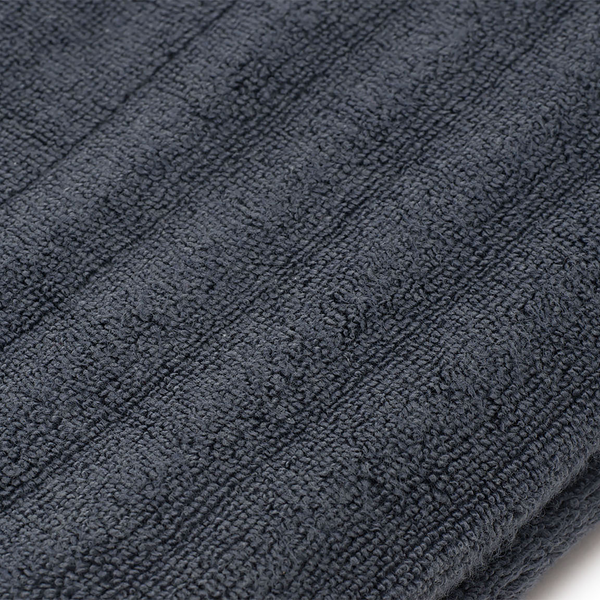 Handtuch Mailand Bamboo - Baumwolle / Viskose - 50 x 100 cm - Anthrazit