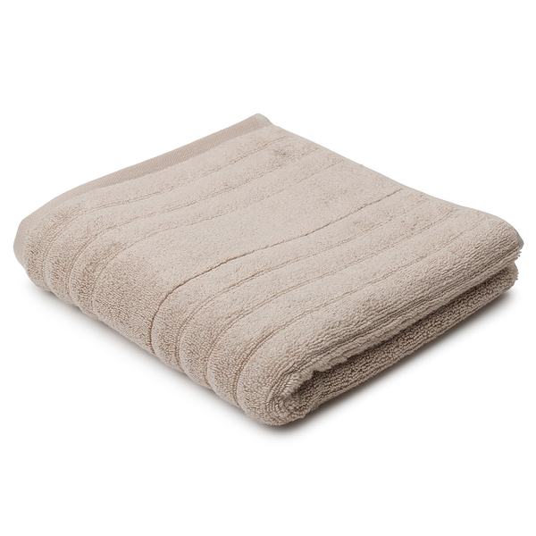 Handtuch Mailand Bamboo - Baumwolle / Viskose - 50 x 100 cm - Taupe