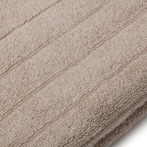 Handtuch Mailand Bamboo - Baumwolle / Viskose - 50 x 100 cm - Taupe