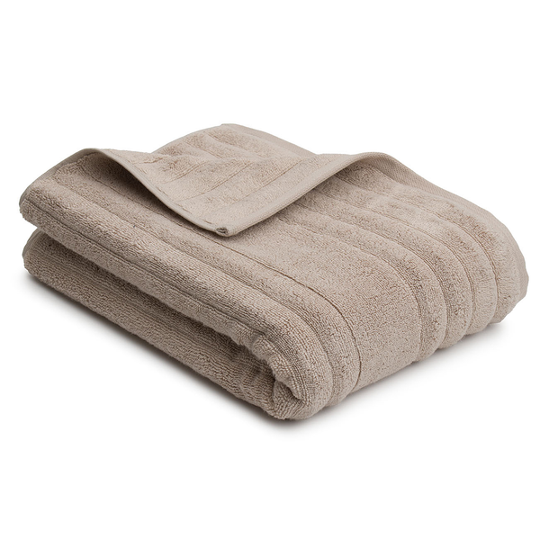 Duschtuch Mailand Bamboo - Baumwolle / Viskose - 70 x 140 cm - Taupe