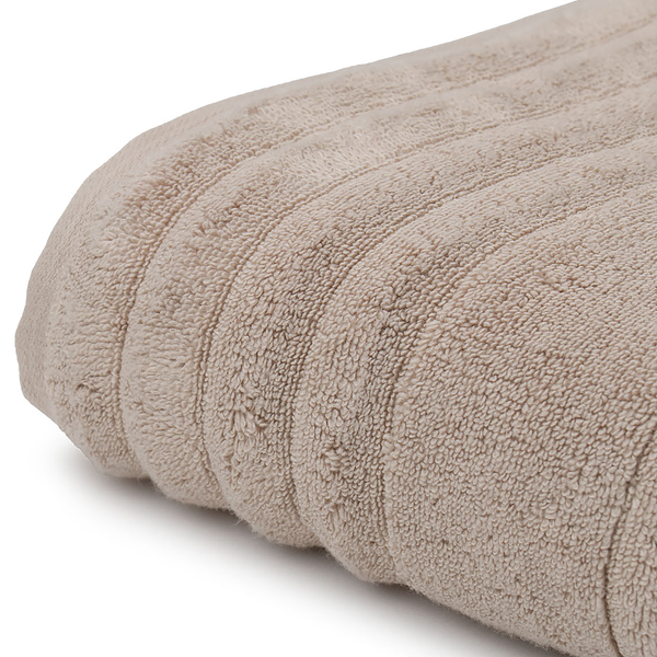 Duschtuch Mailand Bamboo - Baumwolle / Viskose - 70 x 140 cm - Taupe