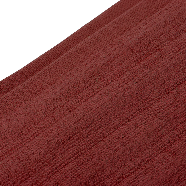 Saunatuch Mailand Bamboo - Baumwolle / Viskose - 80 x 200 cm - Karminrot