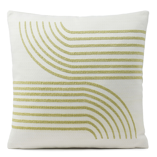 Kissenhülle Chellano - Polyester / Baumwolle - Grün - 50 x 50 cm