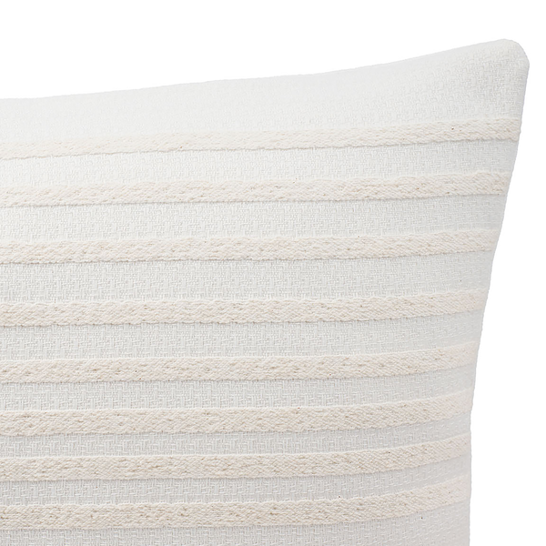 Kissenhülle Chellano - Polyester / Baumwolle - Creme - 40 x 60 cm