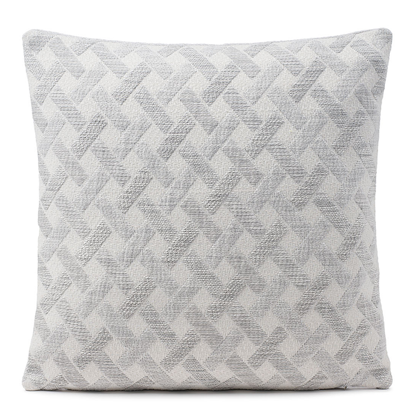 Kissenhülle Dacapo - Polyester - Silber - 50 x 50 cm