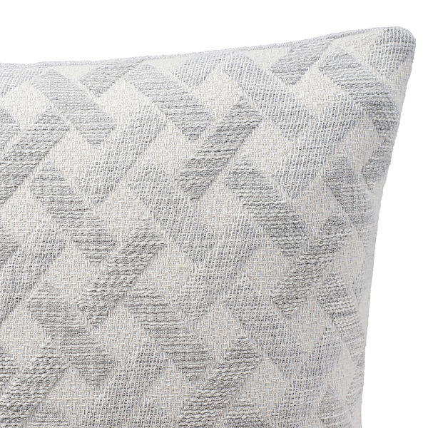 Kissenhülle Dacapo - Polyester - Silber - 50 x 50 cm