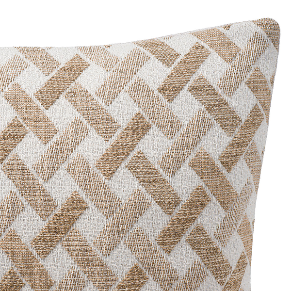 Kissenhülle Dacapo - Polyester - Taupe - 50 x 50 cm