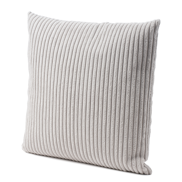 Kissenbezug Anafi - Polyester - Silber - 40 x 40 cm