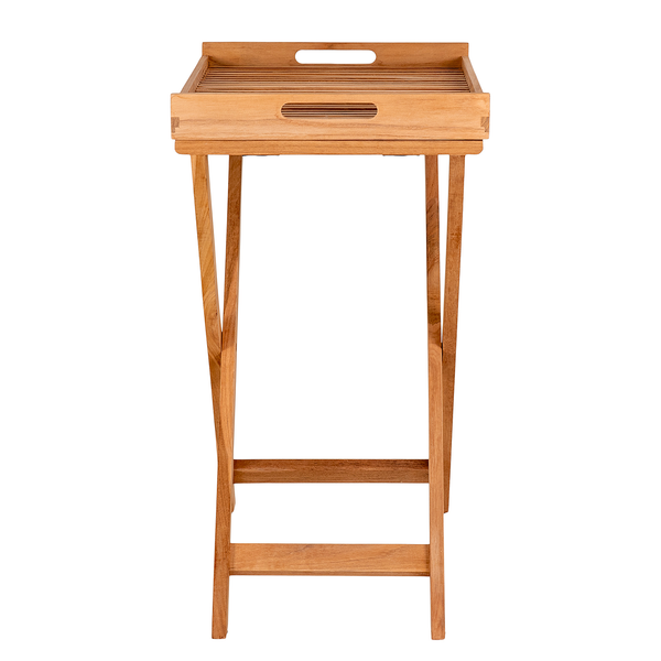 Massiver Tabletttisch Lhegri - Teak