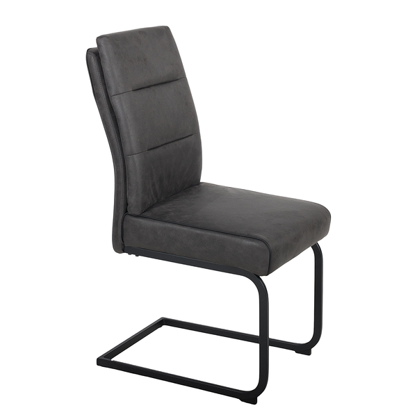 Freischwinger Marga - Grau - Microfaser - 46 x 100 x 63 cm