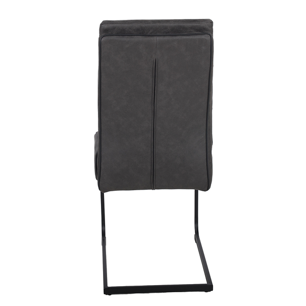 Freischwinger Marga - Grau - Microfaser - 46 x 100 x 63 cm