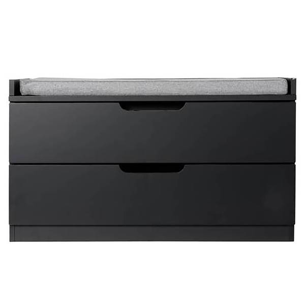 Garderobenbank Cholay - Schwarz