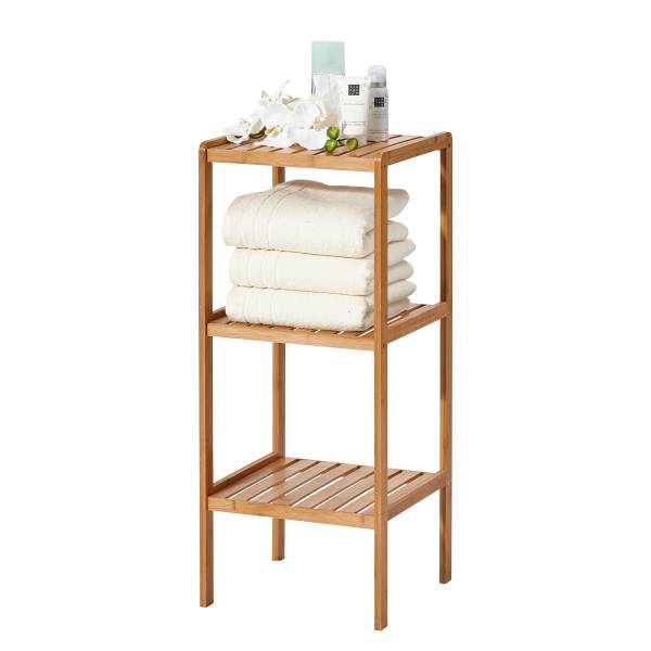 Massives Regal Taemot - Bambus - Höhe: 80 cm