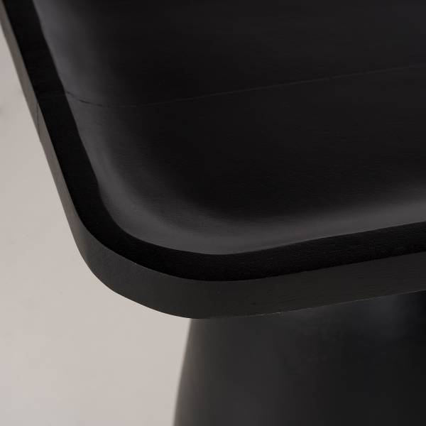 Massiver Beistelltisch BOUZZ Small - Mango Schwarz