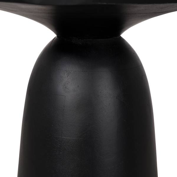 Massiver Beistelltisch BOUZZ Small - Mango Schwarz