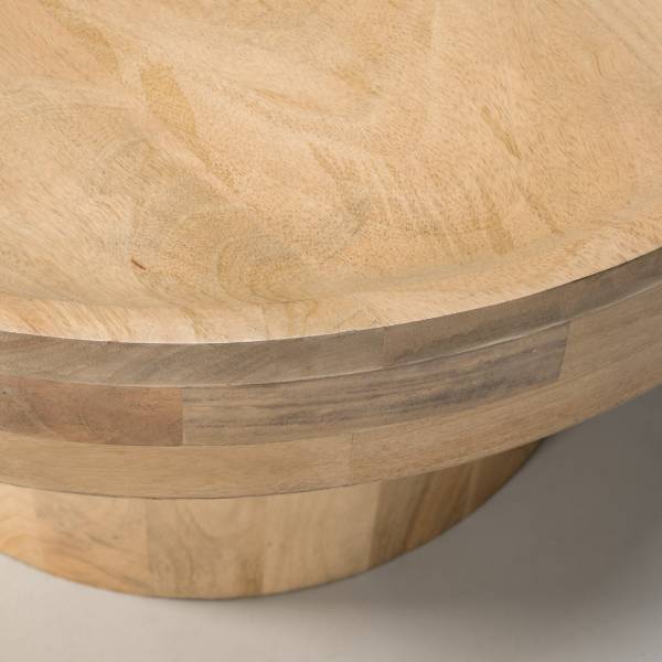 Massiver Couchtisch SPUNK - Mango