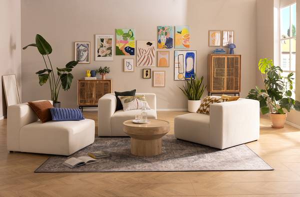 Massiver Couchtisch SPUNK - Mango