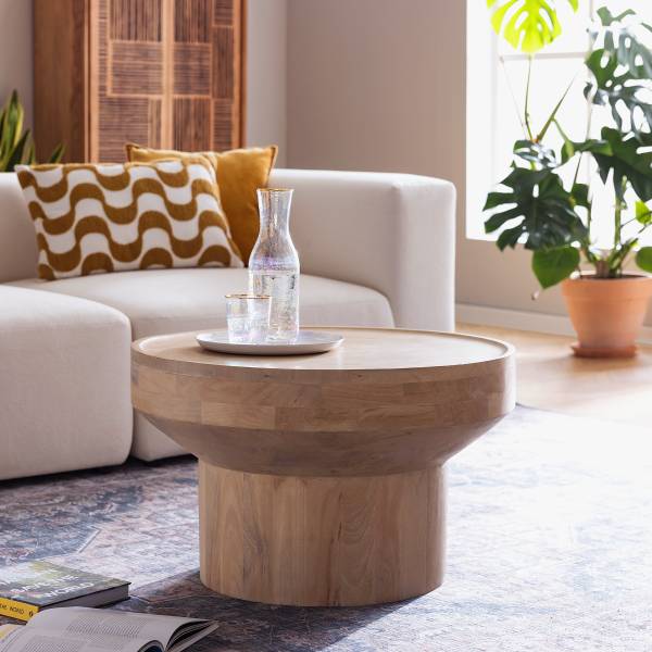 Massiver Couchtisch SPUNK - Mango