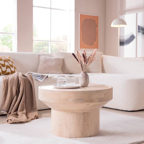 Massiver Couchtisch SPUNK - Mango