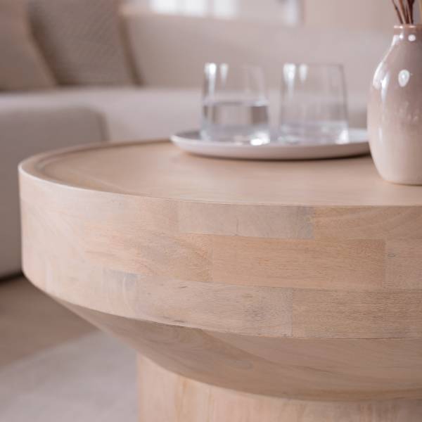 Massiver Couchtisch SPUNK - Mango