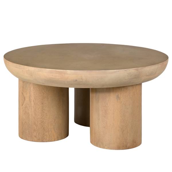 Massiver Couchtisch OLIDE - Akazie