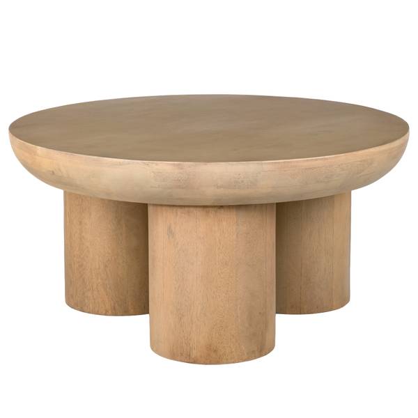 Massiver Couchtisch OLIDE - Akazie