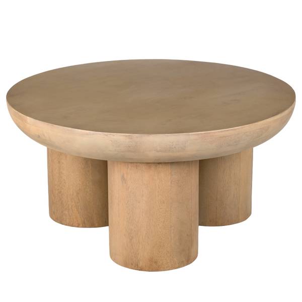 Massiver Couchtisch OLIDE - Akazie