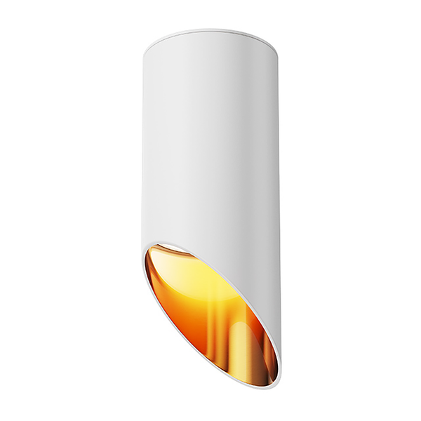Deckenleuchte Lipari - Aluminium - 1-flammig - Weiß