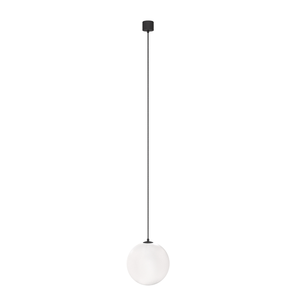 LED-Pendelleuchte Luna - Acrylglas / Aluminium - 1-flammig