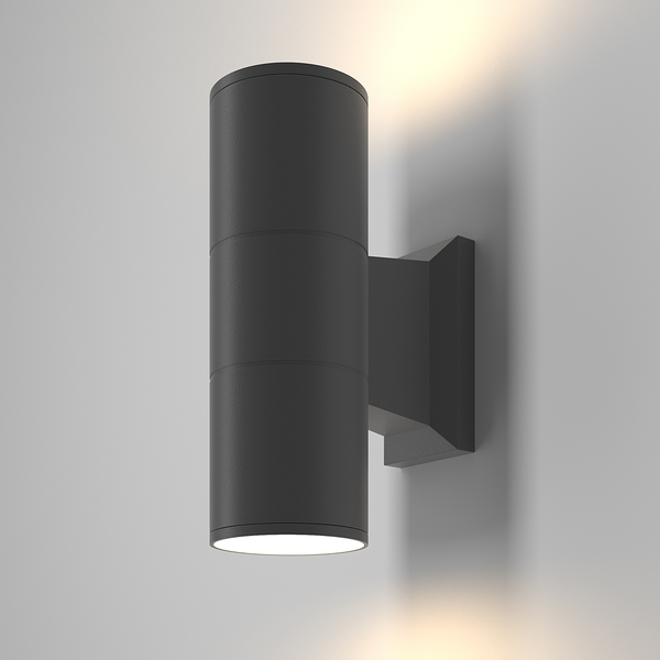 Wandleuchte Bowery Typ A - Aluminium - 2-flammig