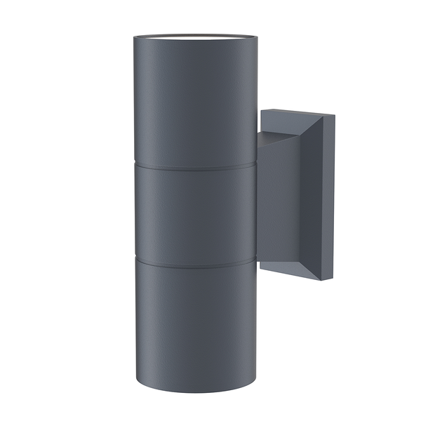 Wandleuchte Bowery Typ A - Aluminium - 2-flammig