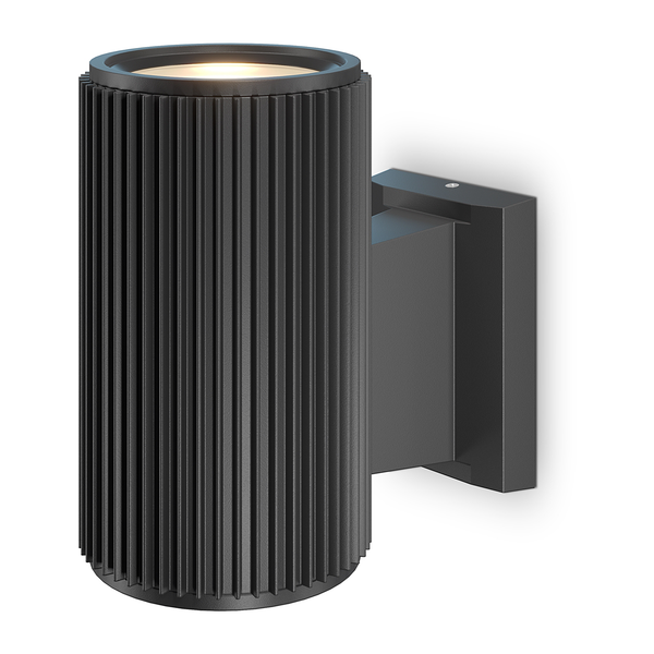 Wandleuchte Rando Typ A - Metall - 1-flammig - Schwarz