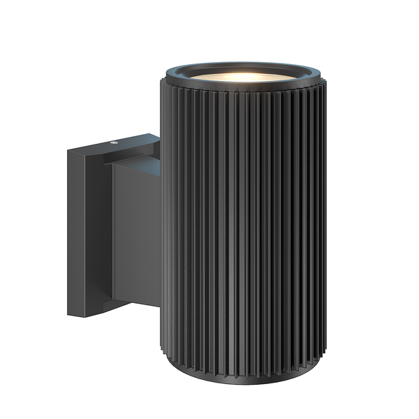 Wandleuchte Rando Typ A - Metall - 1-flammig - Schwarz