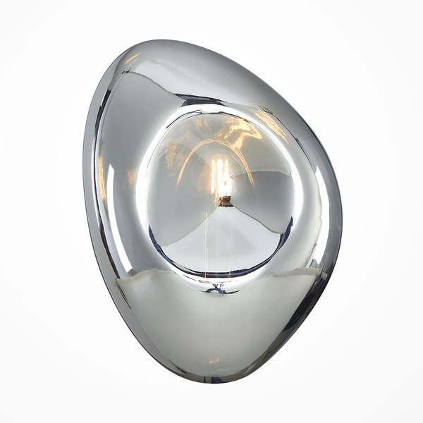 Wandleuchte Mabell Typ B - Spiegelglas / Metall - 1-flammig
