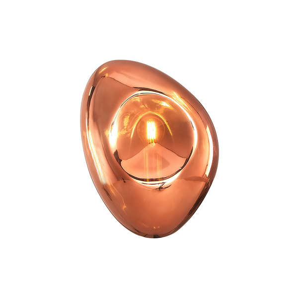 Wandleuchte Mabell Typ A - Farbglas / Metall - 1-flammig