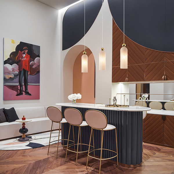 Pendelleuchte Antic - Milchglas / Metall - 1-flammig - Weiß