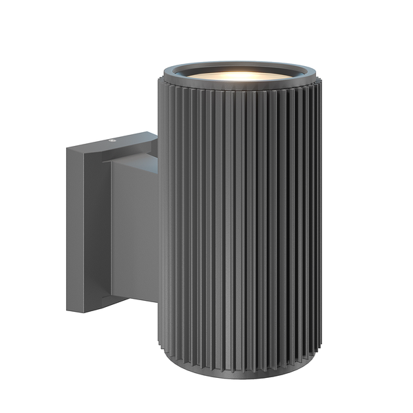 Wandleuchte Rando Typ A - Metall - 1-flammig - Grau