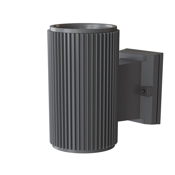 Wandleuchte Rando Typ A - Metall - 1-flammig - Grau