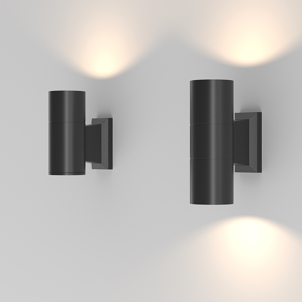 Wandleuchte Bowery Typ B - Aluminium - 1-flammig