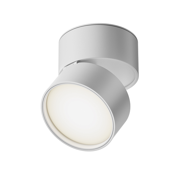 LED-Deckenleuchte Onda - Aluminium - 1-flammig - Weiß