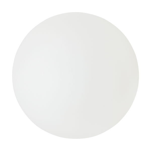 Wandleuchte Basicform Typ C - Milchglas / Metall - 1-flammig
