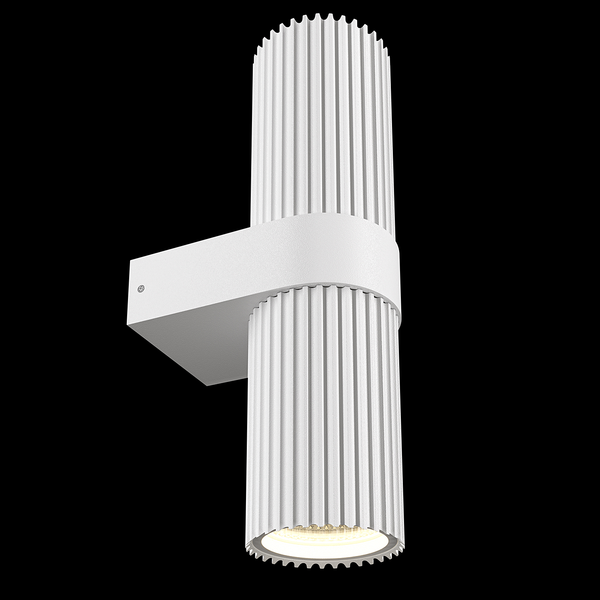 Wandleuchte Dynamics - Aluminium - 2-flammig