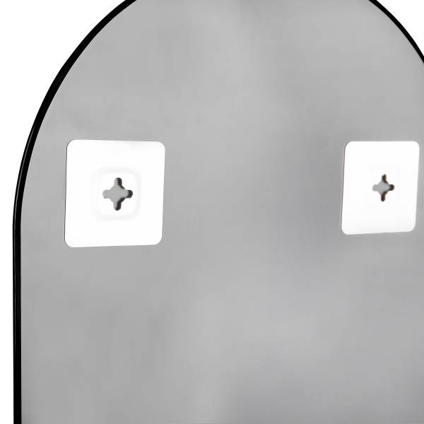 Spiegel Lukima - Metall - Schwarz